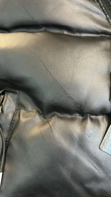 Geaca barbati groasa neagra de iarna CU MIC DEFECT DEF8082 D0-1